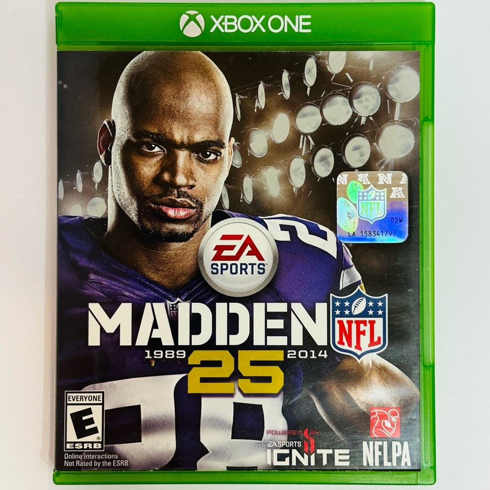 Madden NFL 25 Xbox One Game - Green Case